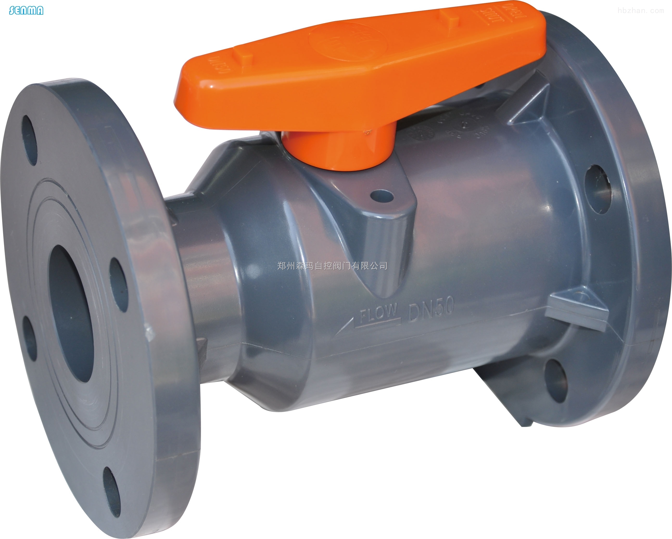 upvc塑料法兰球阀-郑州森玛自控阀门有限公司