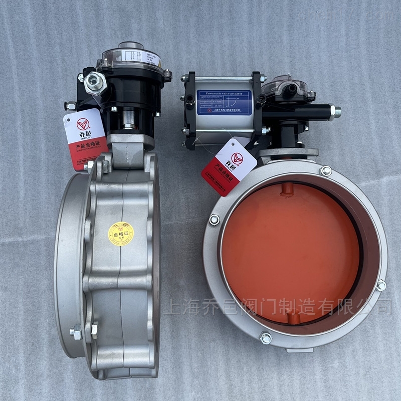 气动粉尘蝶阀 气动粉尘蝶阀